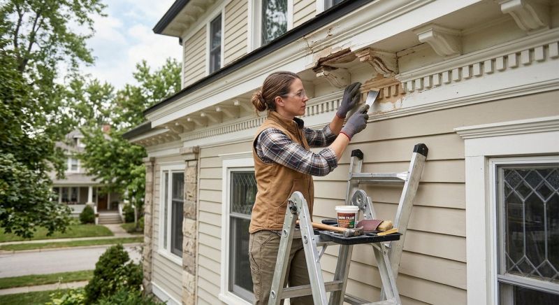 Exterior Window Molding Repair in Conroe, TX