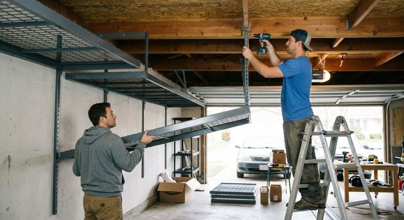 Garage Tool Rack Installation in Alexandria, VA