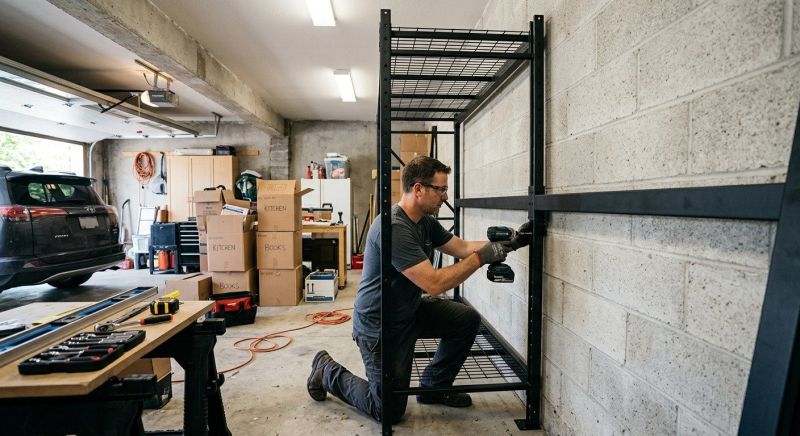 Garage Tool Rack Installation in Charlotte, NC