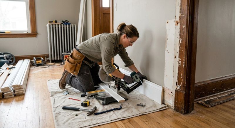 Custom Wood Trim Installation in Kansas City, KS