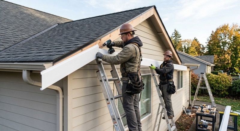 Garage Fascia Replacement in Kansas City, KS