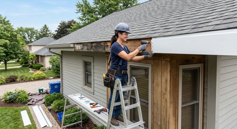 Garage Fascia Replacement in Wilmington, NC