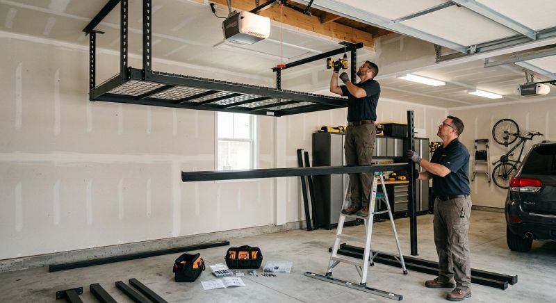 Garage Tool Rack Installation in Fairfax, VA