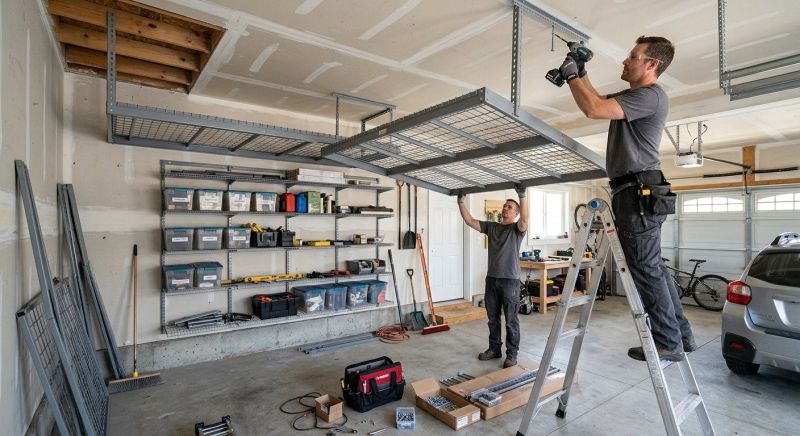 Garage Tool Rack Installation in Montgomery County, MD