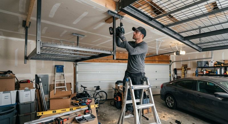 Garage Tool Rack Installation in Rockville, MD