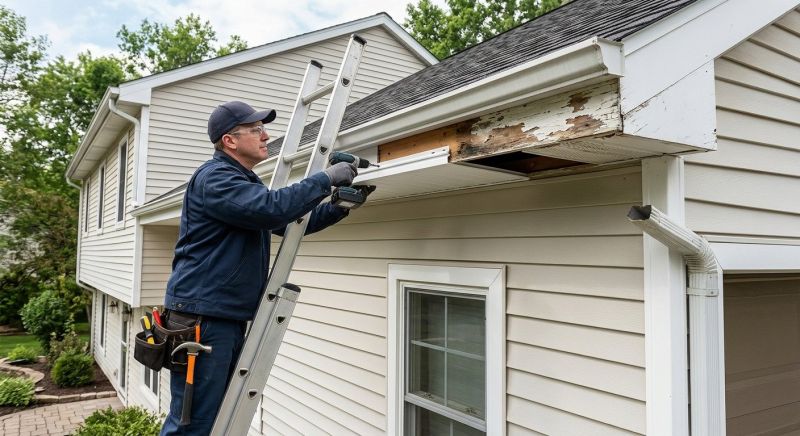 Metal Soffit Repair in Overland Park, KS