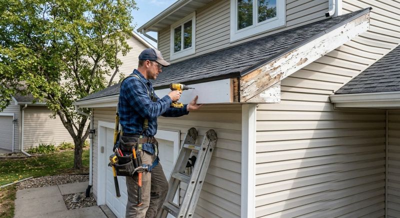 Rotted Fascia Repair in Conroe, TX