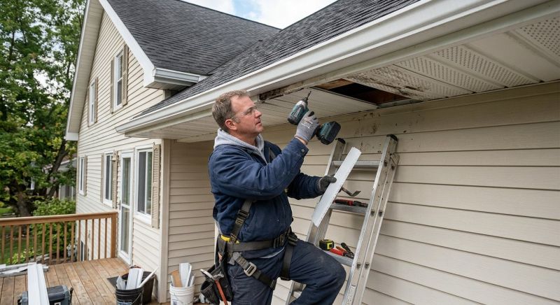 Soffit Damage Repair in Kansas City, KS